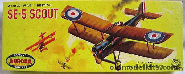 Aurora 1/48 British SE-5 Scout, 103-69/79 plastic model kit